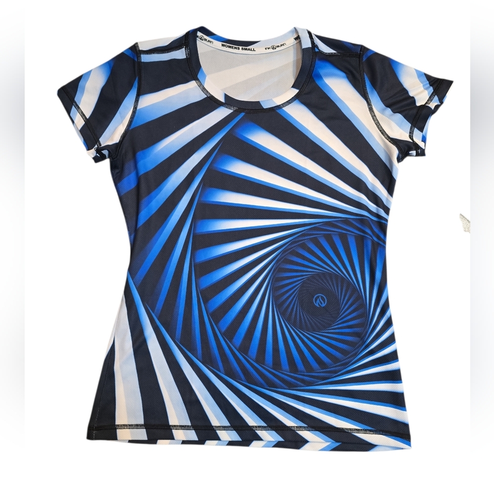 INKnBURN Women's Hypnotic Tech Shirt‎ Size Small Athletic Running Top